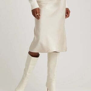 Quince 100% Washable Silk Skirt Size L